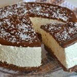 Käsekuchen mit Kokos und Nutella Rezept