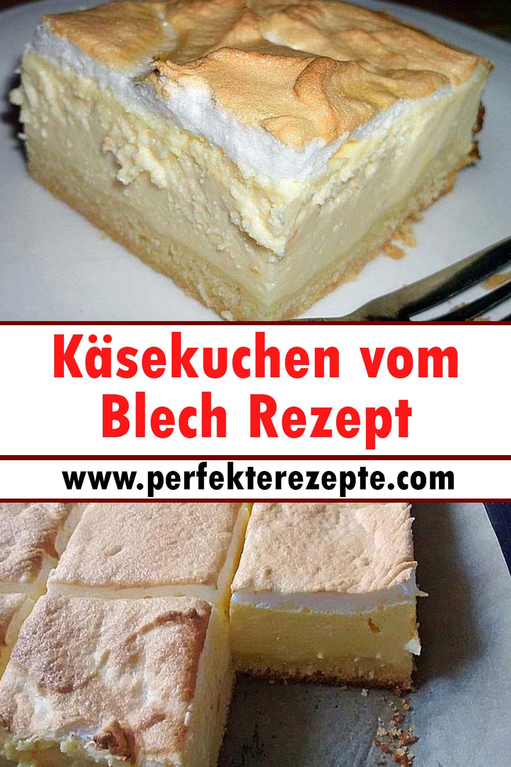 Käsekuchen vom Blech Rezept