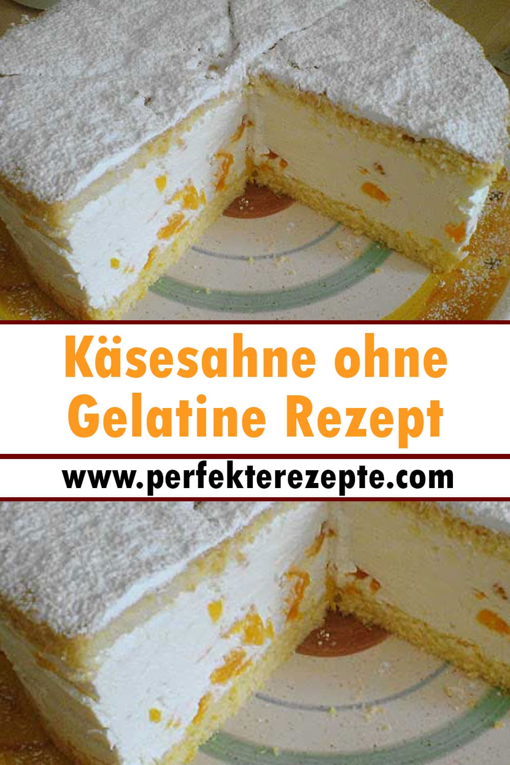 Käsesahne ohne Gelatine Rezept