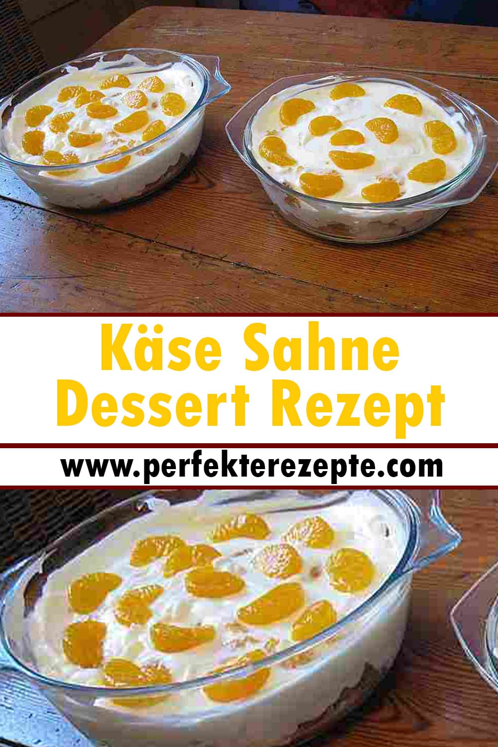 Käse Sahne Dessert Rezept, haut immer wieder vom Hocker