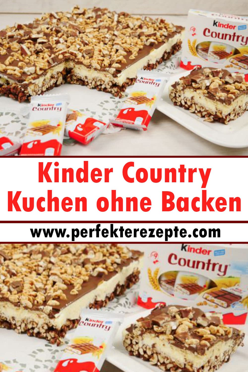 Kinder Country Kuchen ohne Backen Rezept