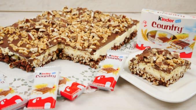 Kinder Country Kuchen ohne Backen Rezept