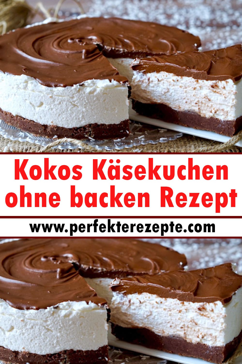 Kokos Käsekuchen ohne backen Rezept