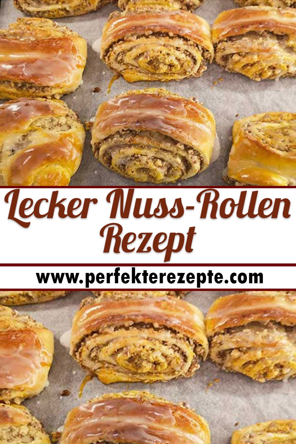 Lecker Nuss-Rollen Rezept, in nur 30 Minuten fertig