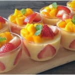 Leichtes Erdbeer-Mango Dessert Rezept