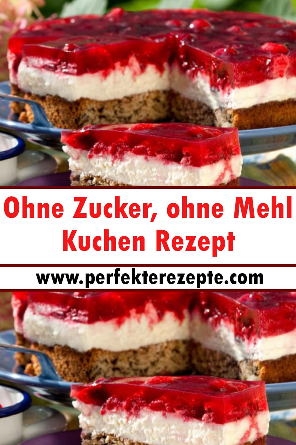 Ohne Zucker, ohne Mehl und vor allem in nur 10 Minuten zubereitet Kuchen Rezept