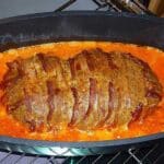 Paprika-Feta-Hackbraten aus dem Backofen Rezept