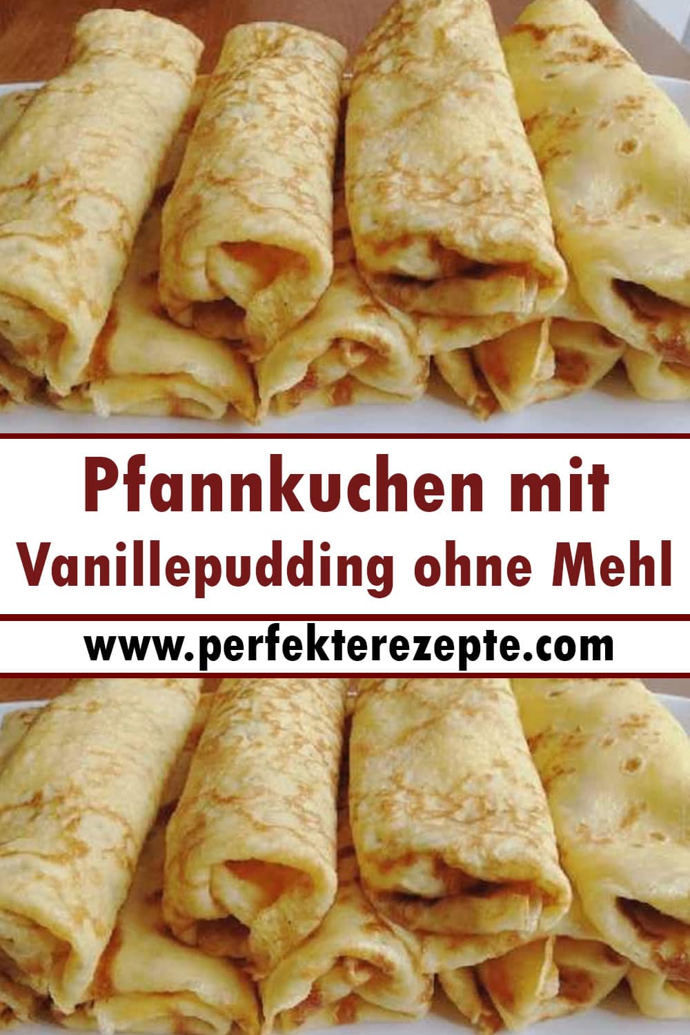 Pfannkuchen mit Vanillepudding ohne Mehl Rezept