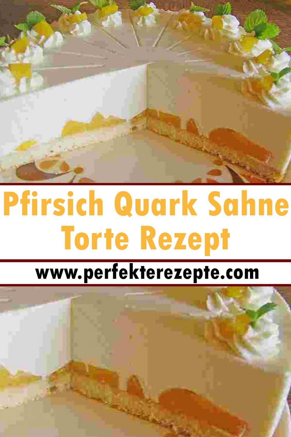 Pfirsich Quark Sahne Torte Rezept