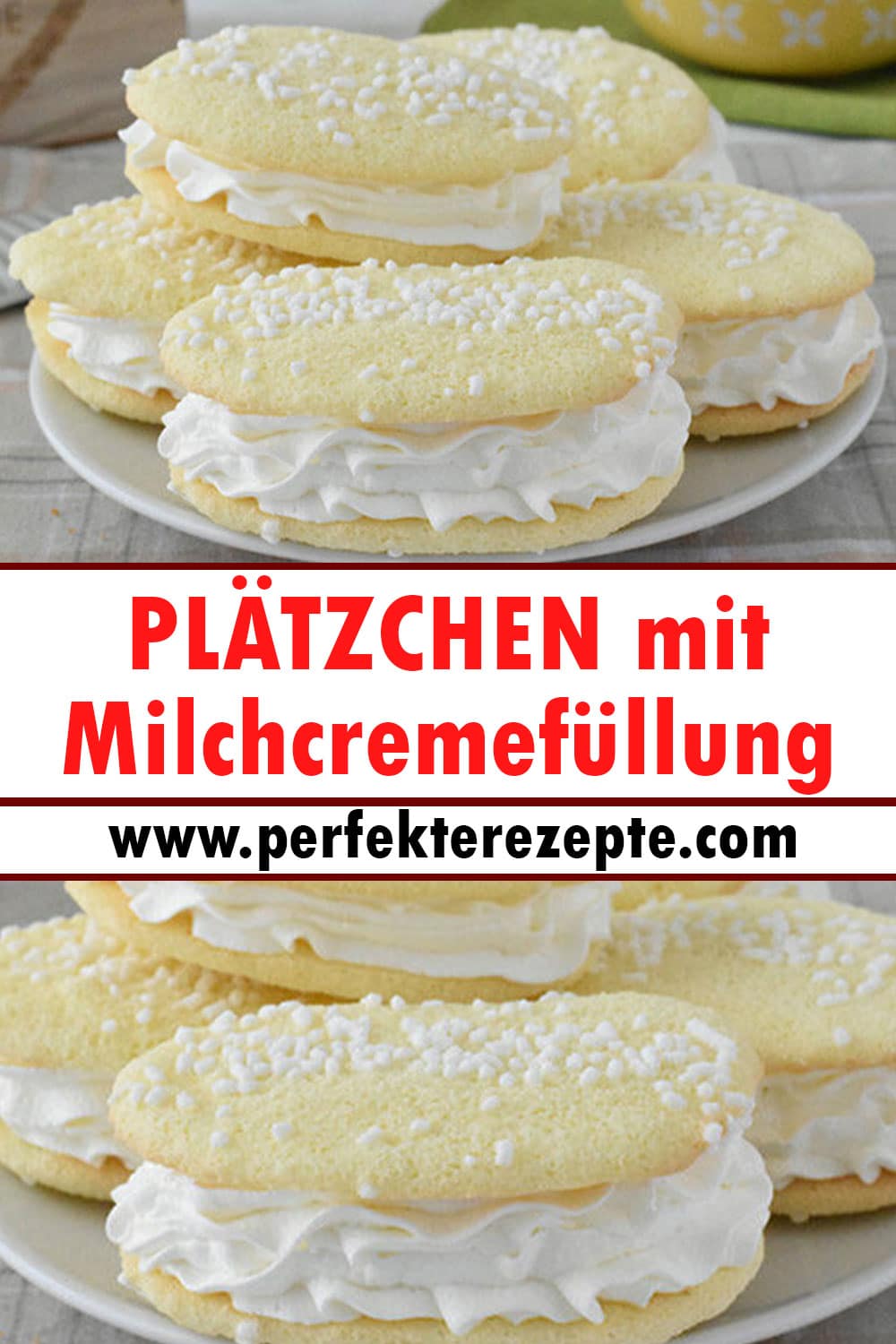 PLÄTZCHEN mit Milchcremefüllung Rezept