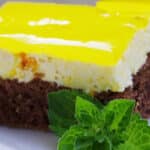 Quarkschnitten mit Mandarinenguss Rezept