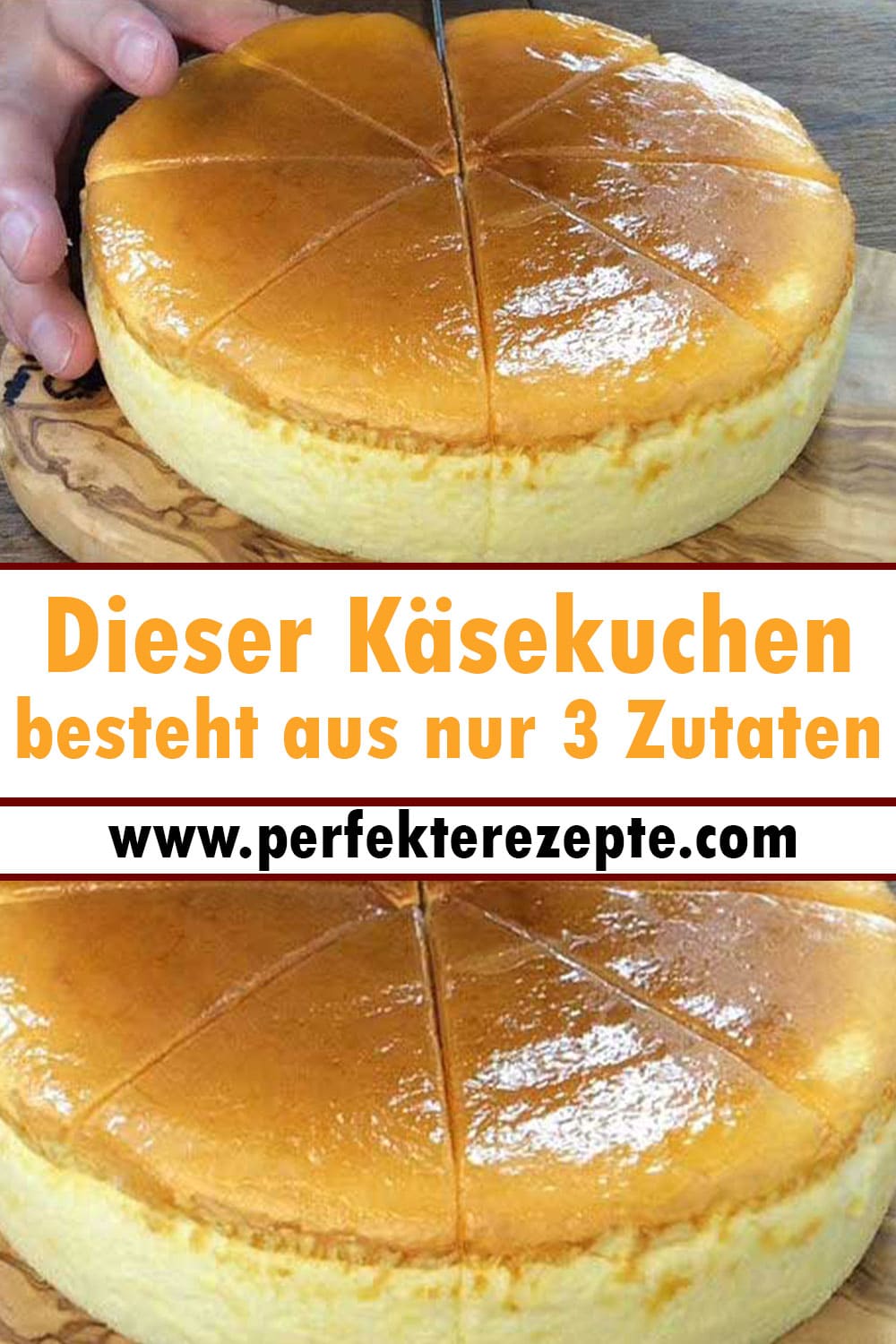 Ruckzuck gebacken: Dieser Käsekuchen Recipe besteht aus nur 3 Zutaten