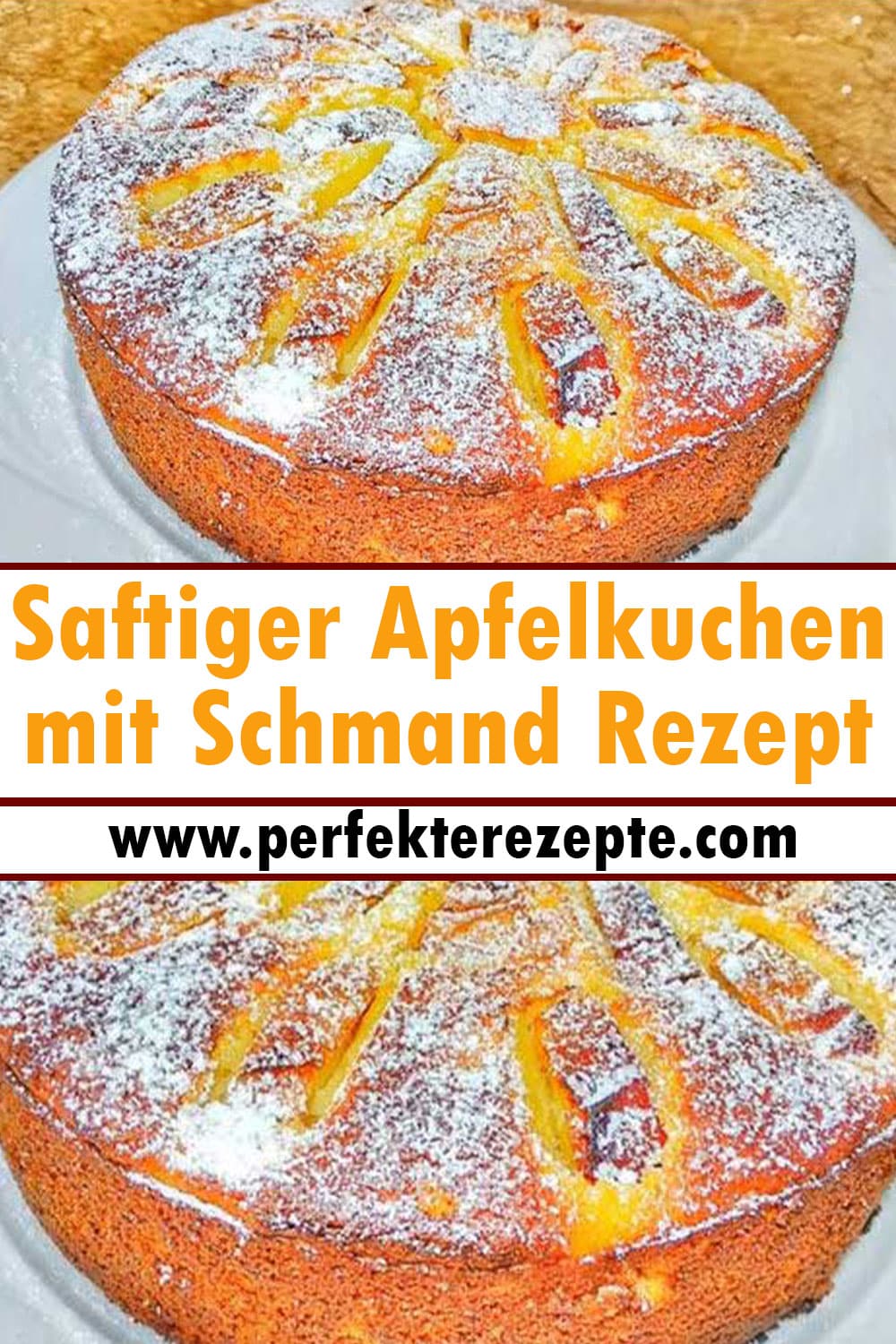 Saftiger Apfelkuchen mit Schmand Rezept