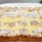 Schmilzt in deinem Mund, Apfelkuchen mit Vanillepuddig Rezept