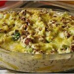 Schupfnudel – Auflauf mit Lauch und Hack