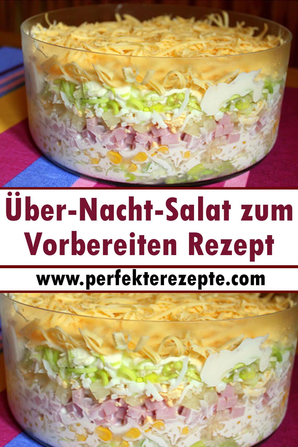 Über-Nacht-Salat zum Vorbereiten Rezept