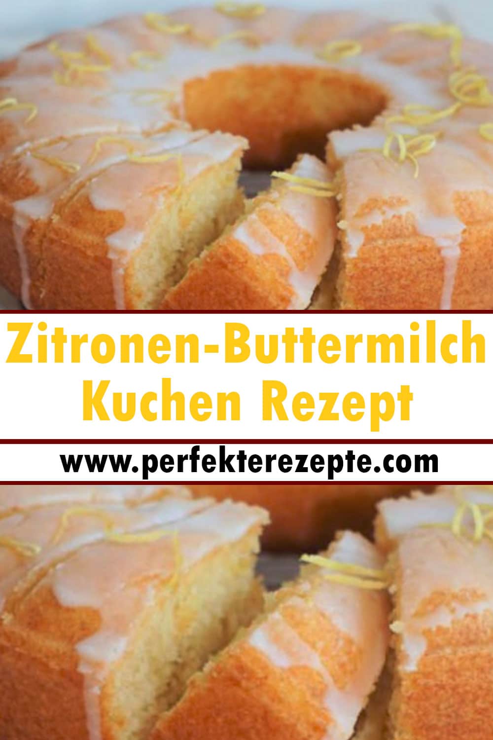 Zitronen-Buttermilch Kuchen Rezept