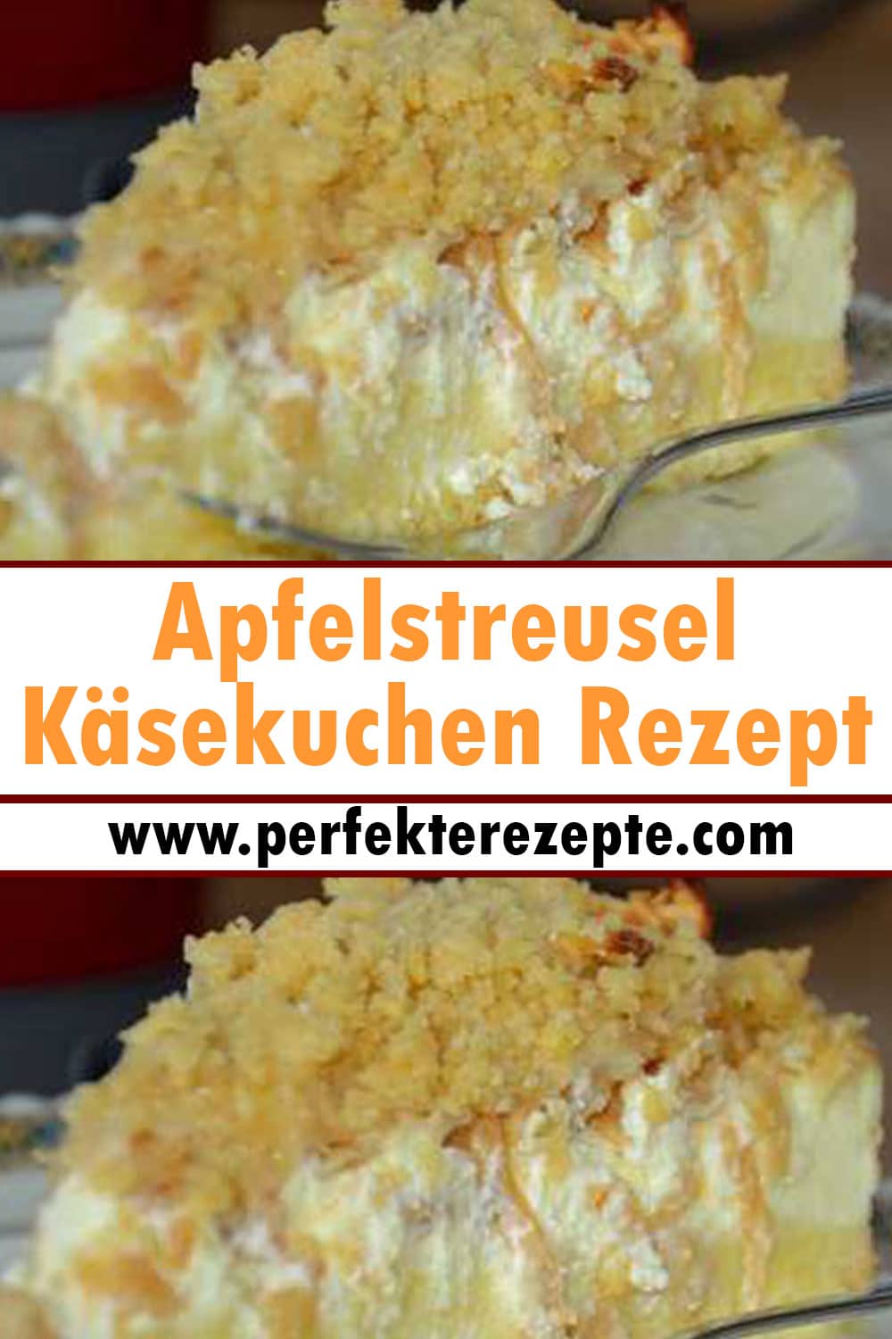 Apfelstreusel Käsekuchen Rezept