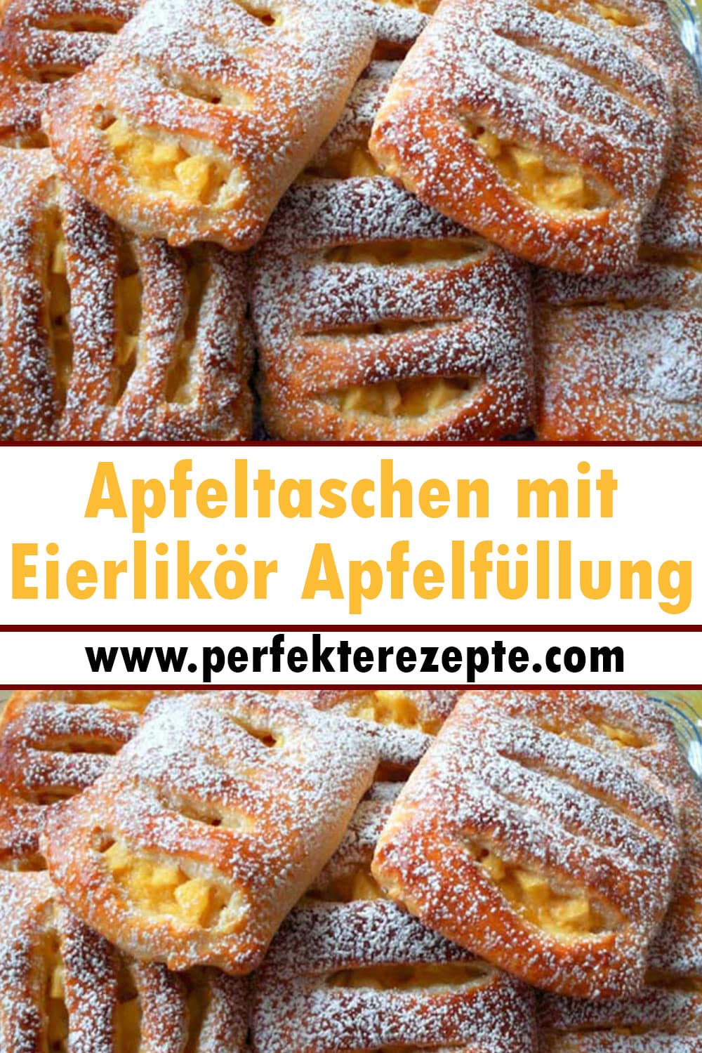 Apfeltaschen mit Eierlikör Apfelfüllung Rezept