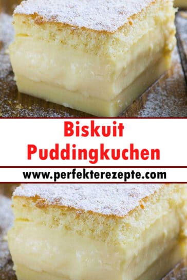 Biskuit-Puddingkuchen Rezept - Schnelle und Einfache Rezepte