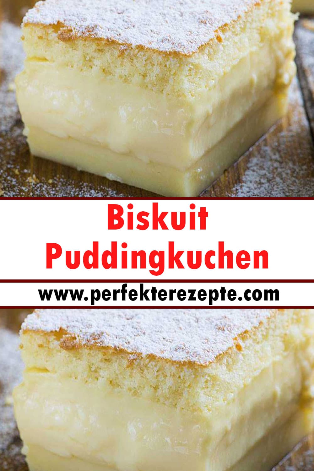 Biskuit-Puddingkuchen Rezept