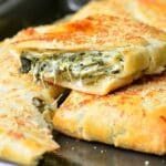 Blätterteig Spinat-Feta Snack Rezept