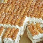 Butterkeks Kuchen mit Vanillecreme Rezept, ohne Backen!