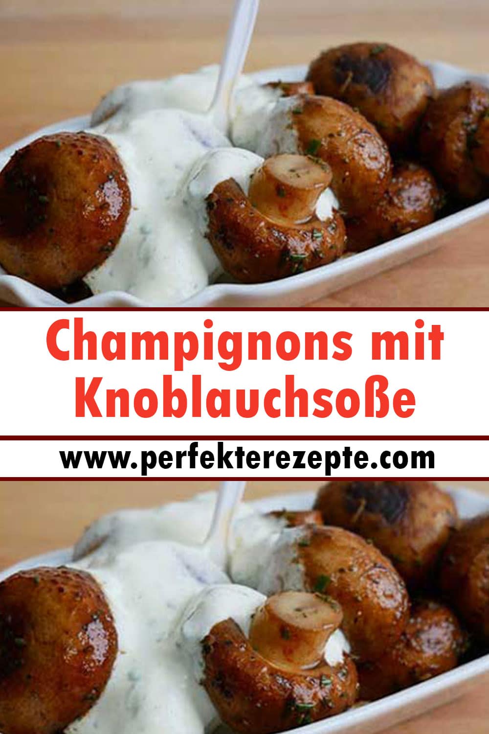 Champignons mit Knoblauchsoße Rezept