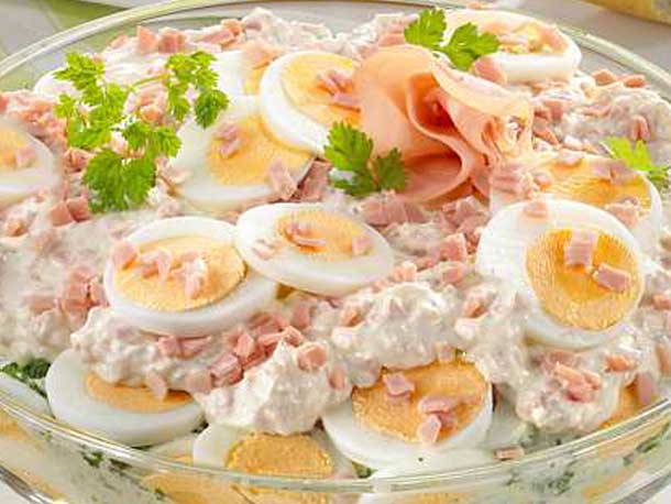 Eier-Schichtsalat Rezept