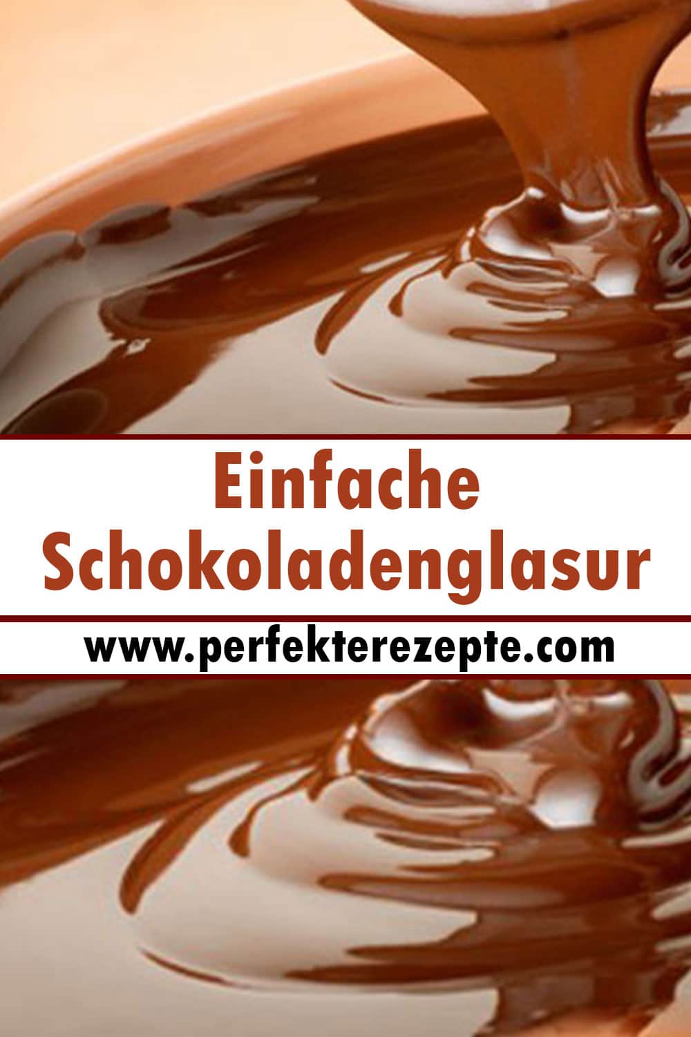 Einfache Schokoladenglasur Rezept