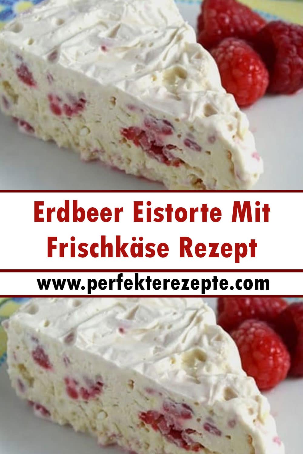 Erdbeer Eistorte Mit Frischkäse Rezept, Super Lecker!