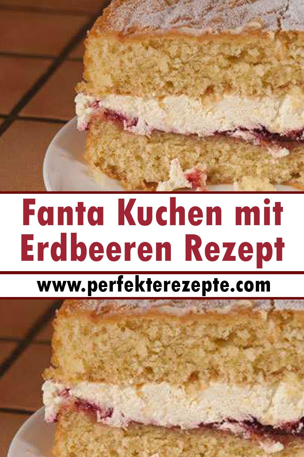 Fanta Kuchen mit Erdbeeren Rezept