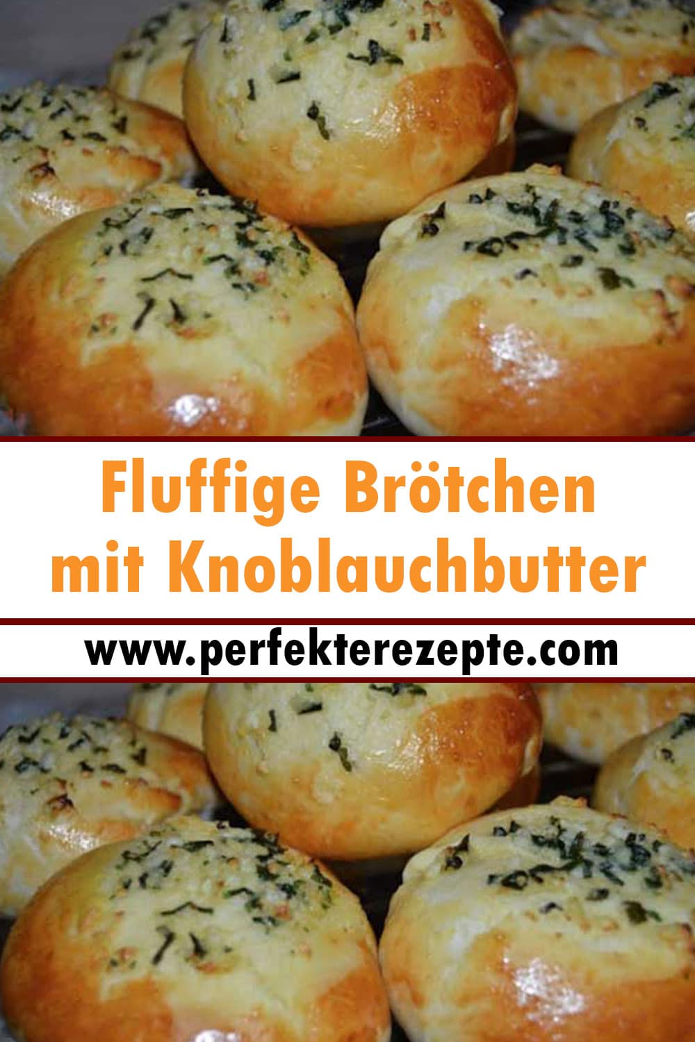 Fluffige Brötchen mit Knoblauchbutter Rezept