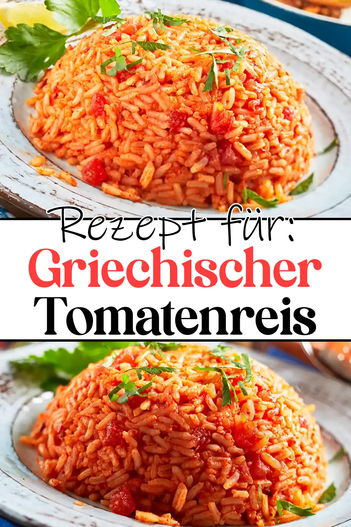 Griechischer Tomatenreis Rezept