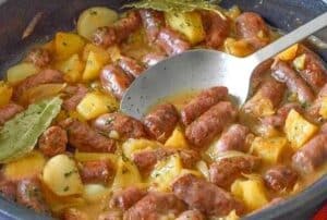 Kartoffel Bratwurst Pfanne Rezept