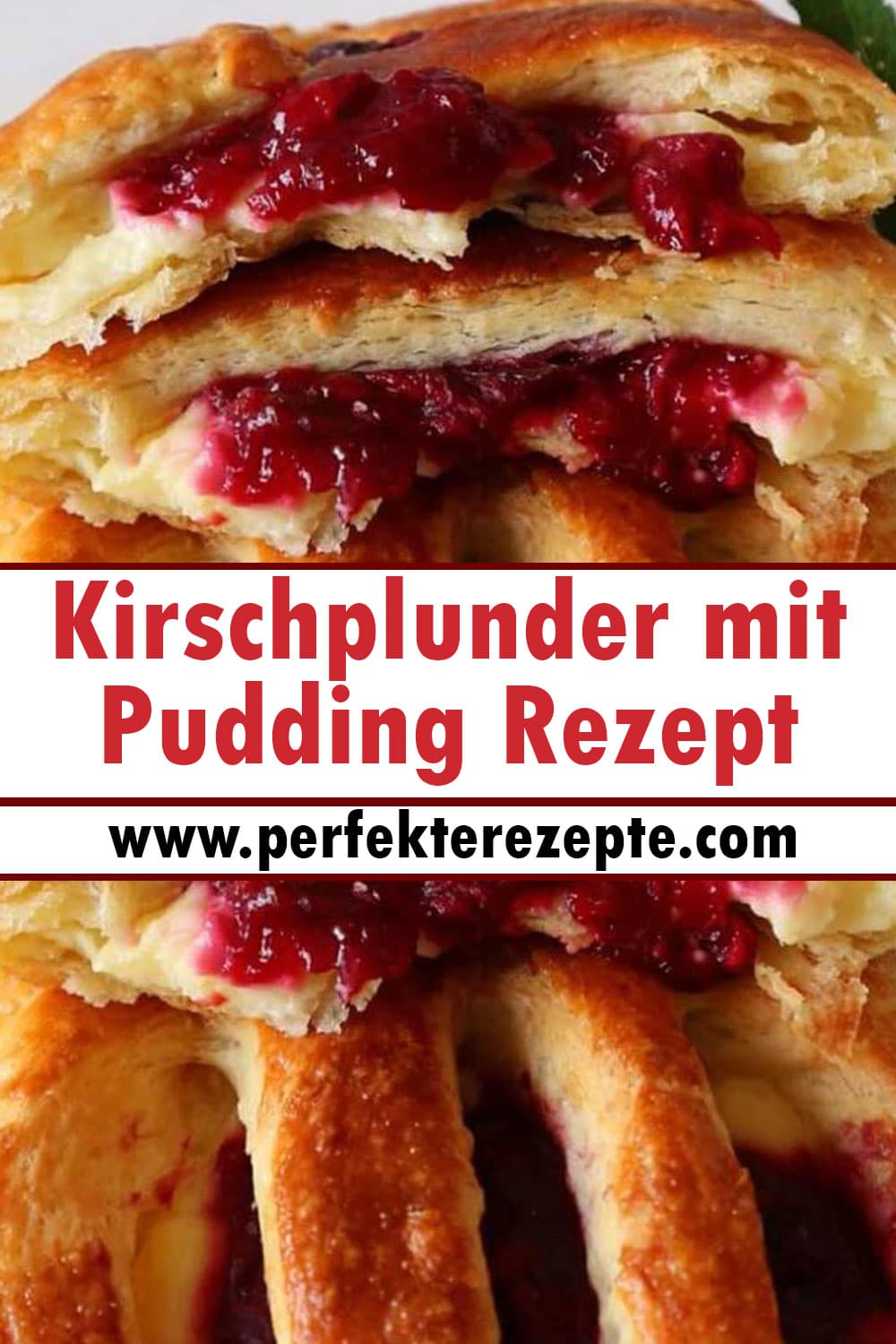 Kirschplunder mit Pudding Rezept