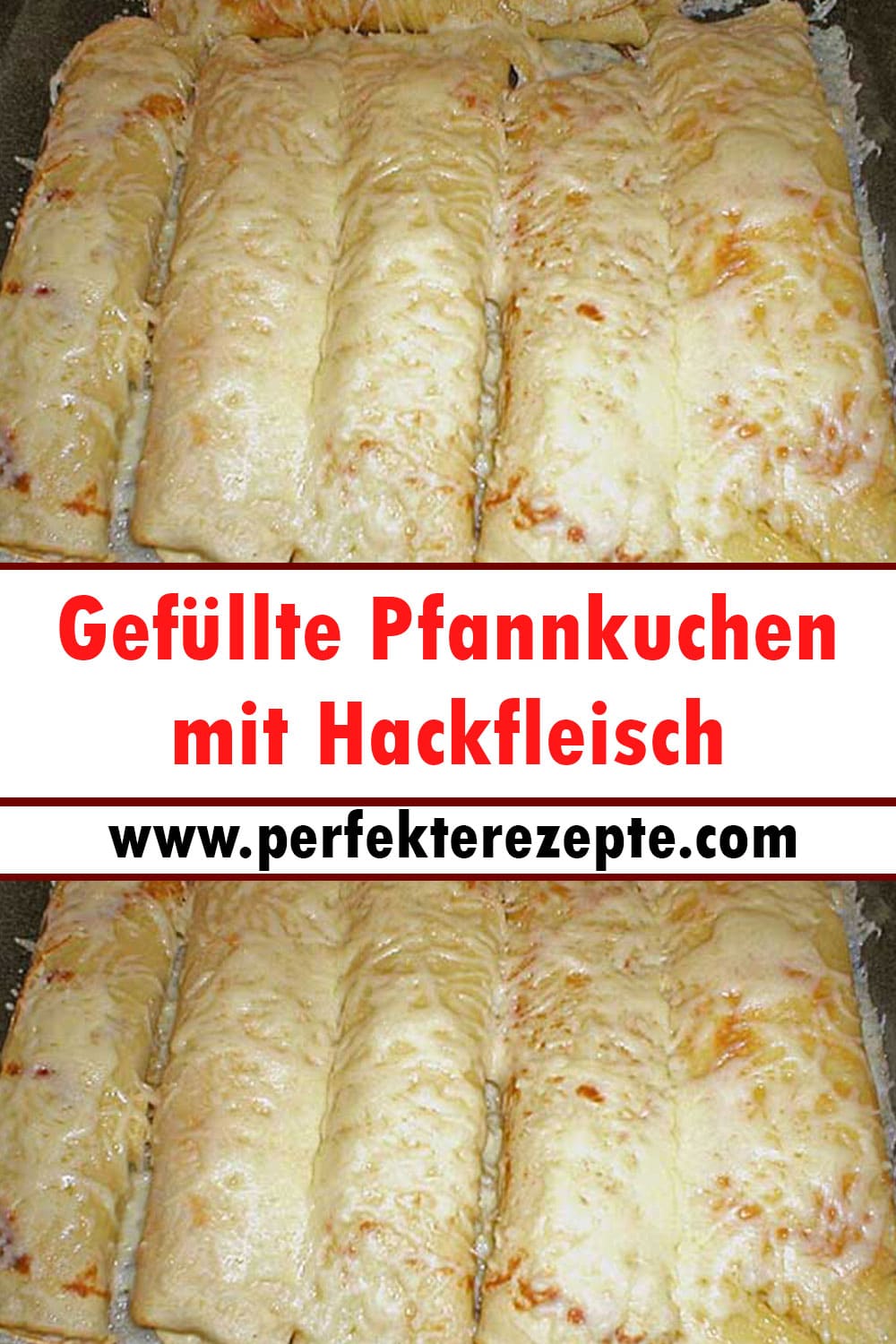 Lecker Gefüllte Pfannkuchen mit Hackfleisch Rezept