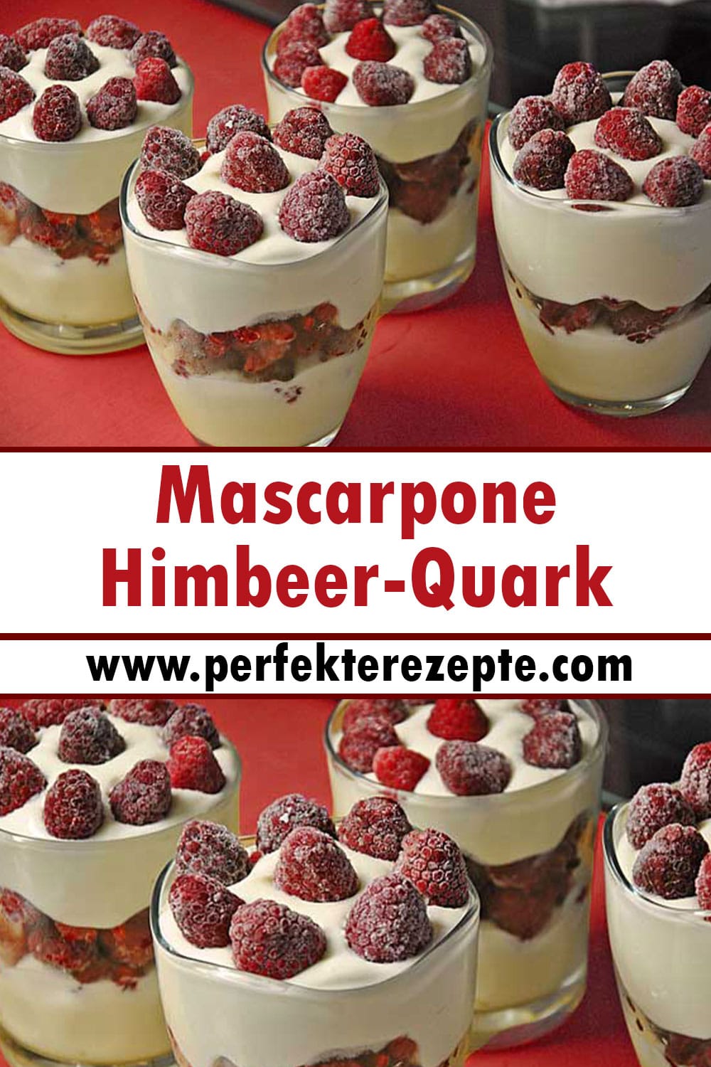 Lecker Mascarpone Himbeer Quark Rezept