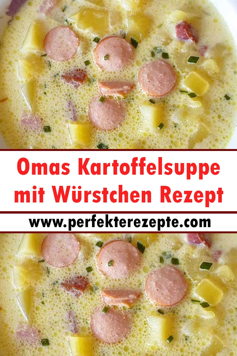 Omas Kartoffelsuppe mit Würstchen Rezept