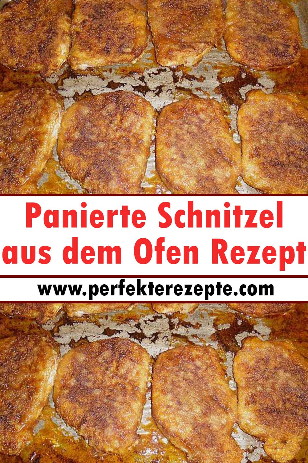 Panierte Schnitzel aus dem Ofen Rezept