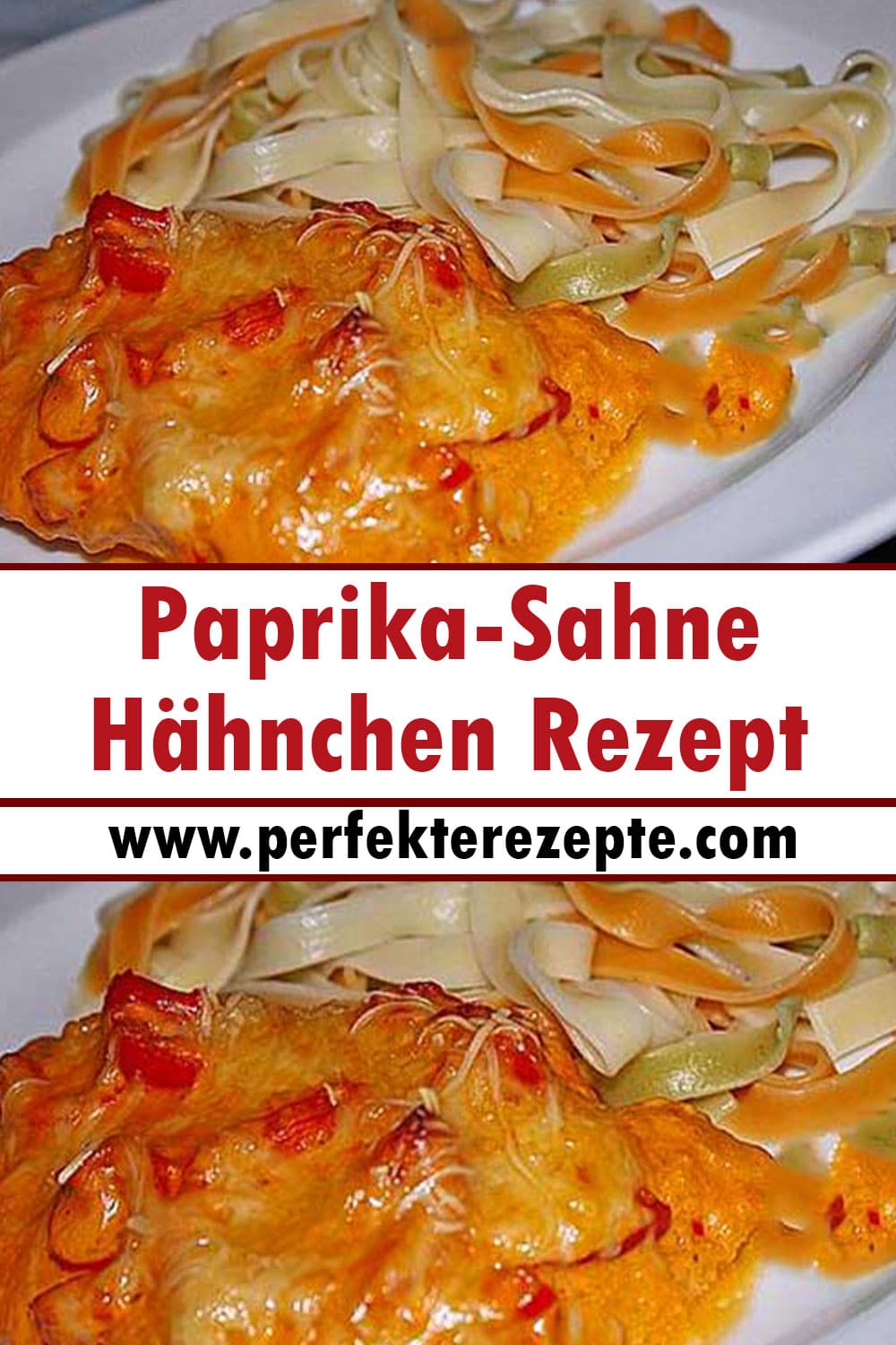 Paprika-Sahne-Hähnchen Rezept