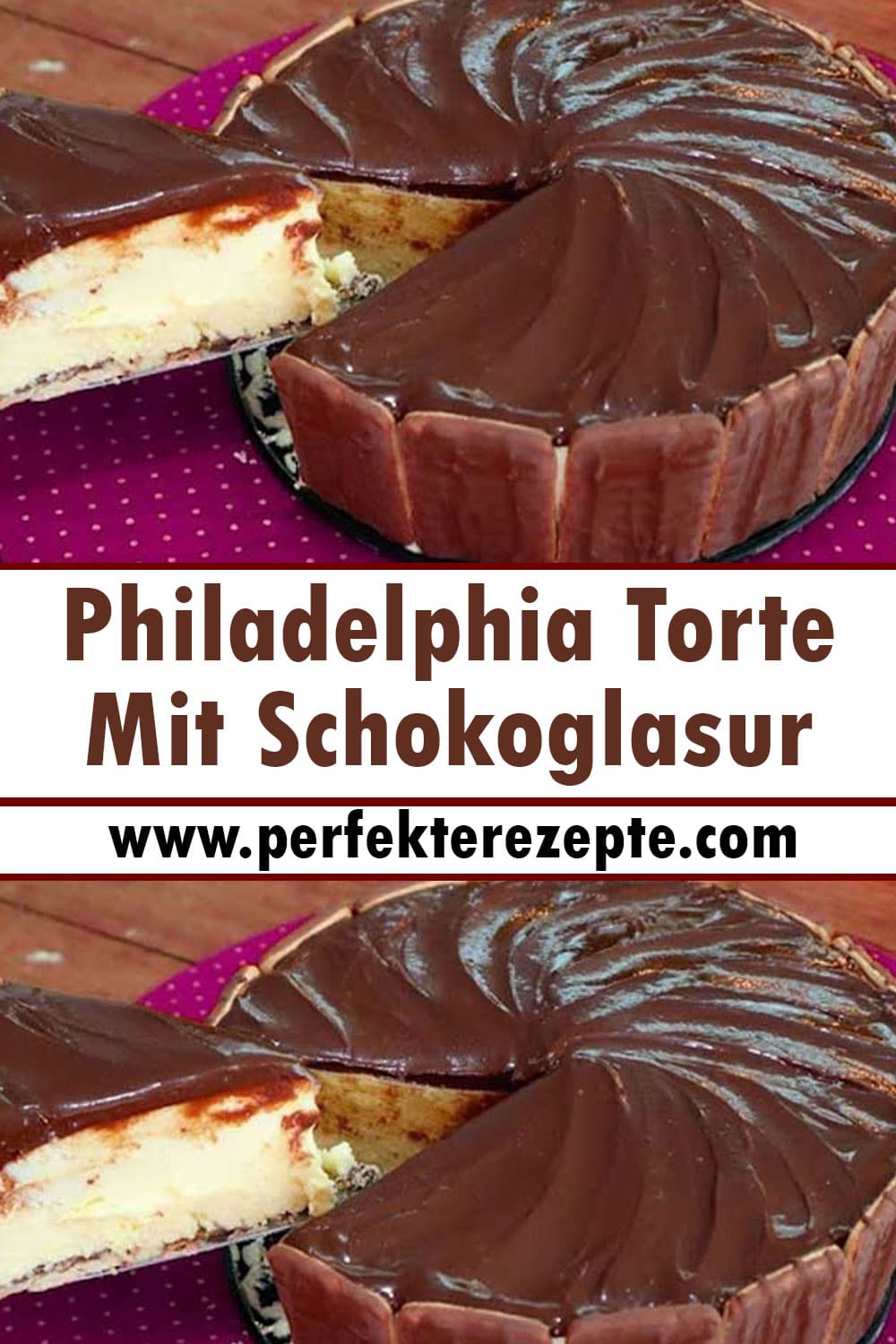 Philadelphia Torte Mit Schokoglasur Rezept