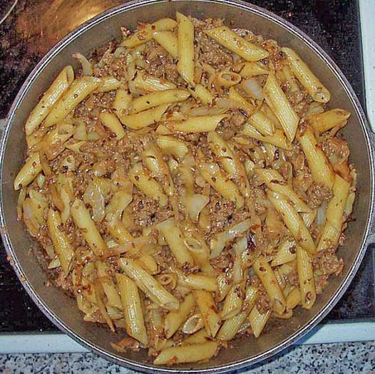 Polnische leckeres Krautnudeln Rezept