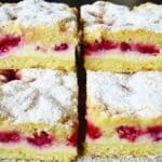 Raspelkuchen Mit Himbeeren Und Pudding Rezept