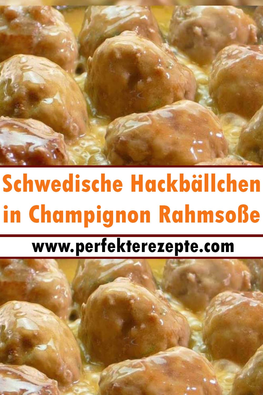 Schwedische Hackbällchen in Champignon Rahmsoße Rezept