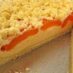 Super lecker Käsekuchen mit Aprikosen und Streuseln Rezept