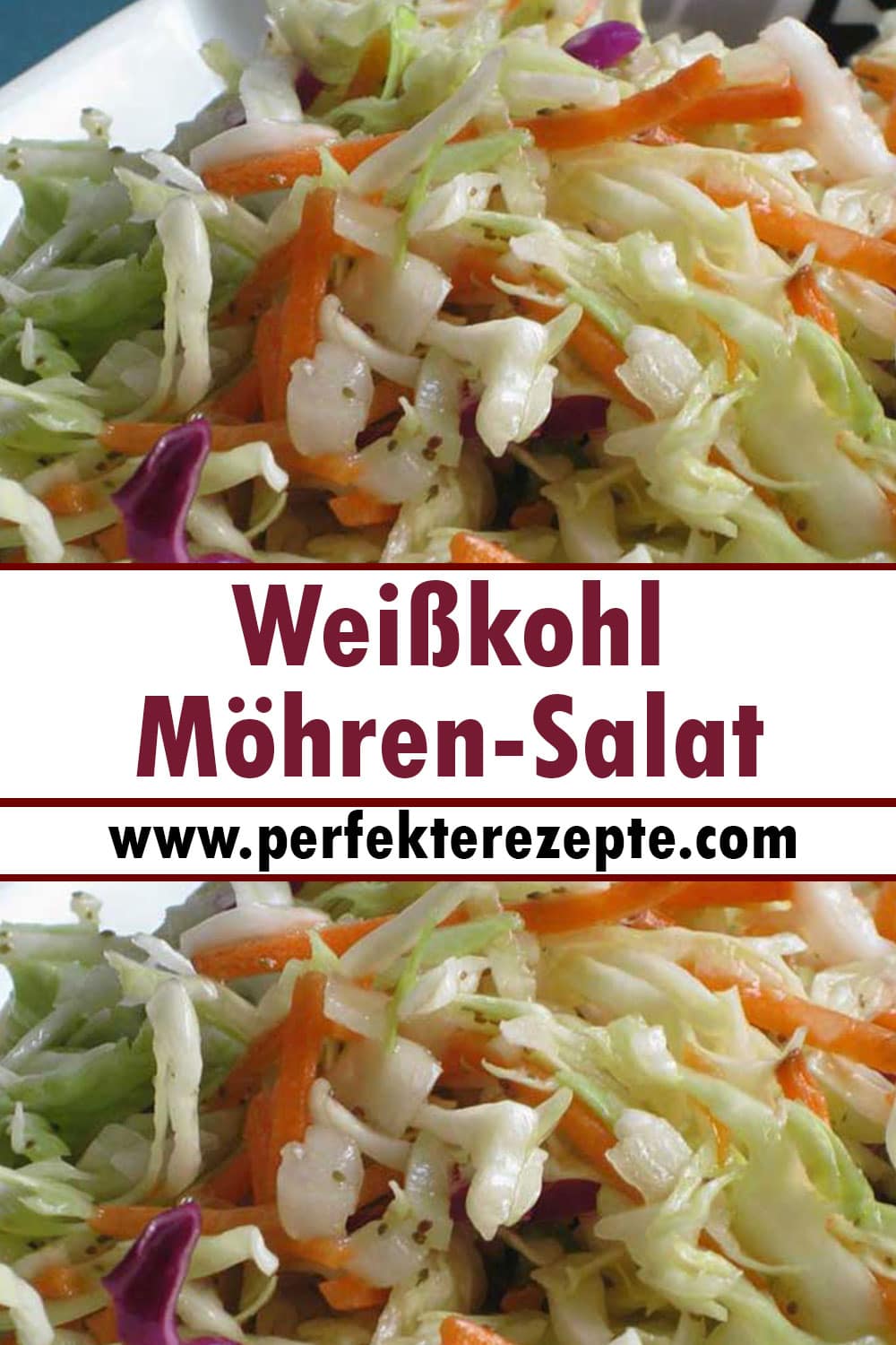 Super schmackhafter Weißkohl-Möhren-Salat wie aus dem Restaurant