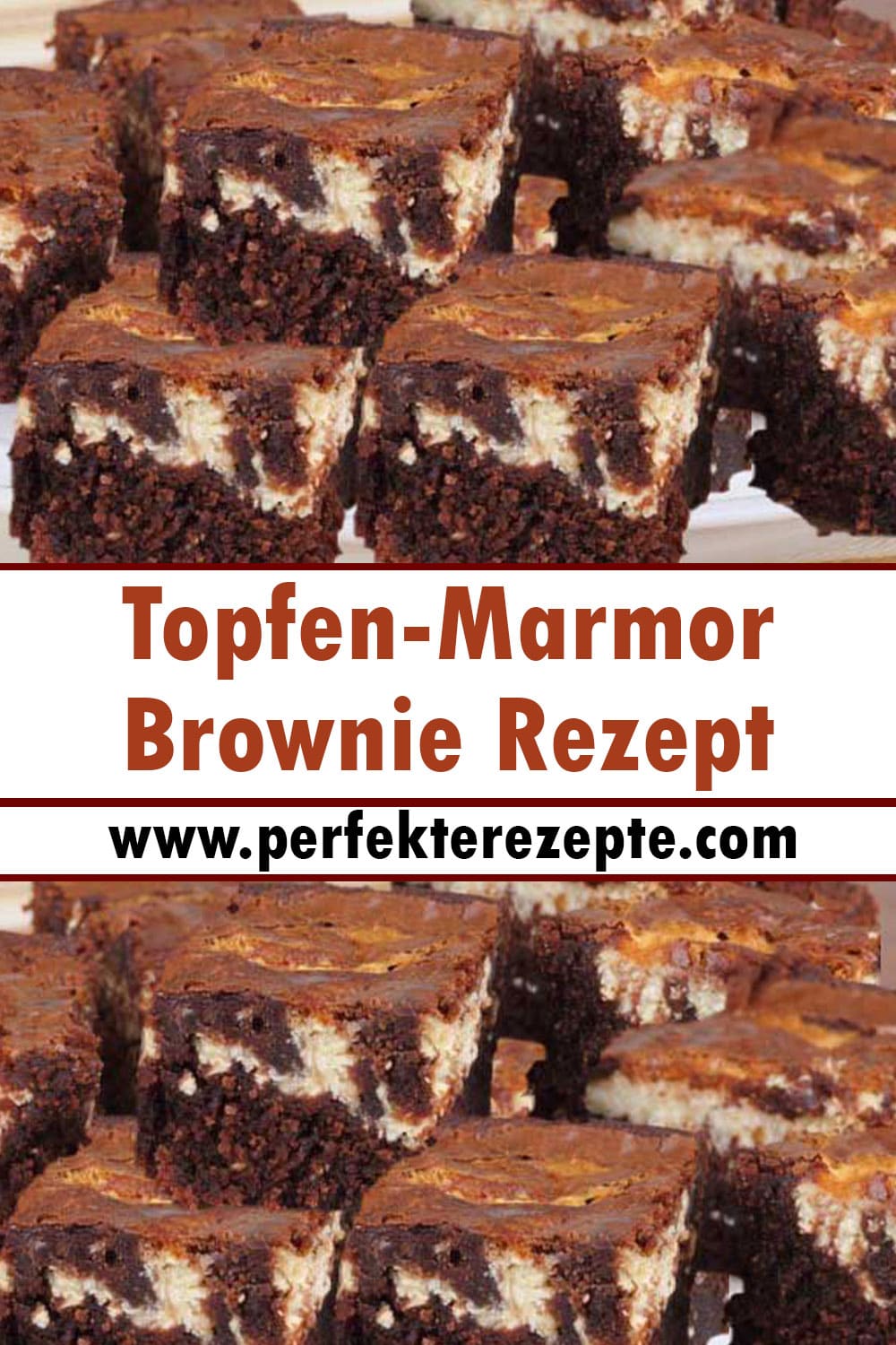 Topfen-Marmor-Brownie Rezept