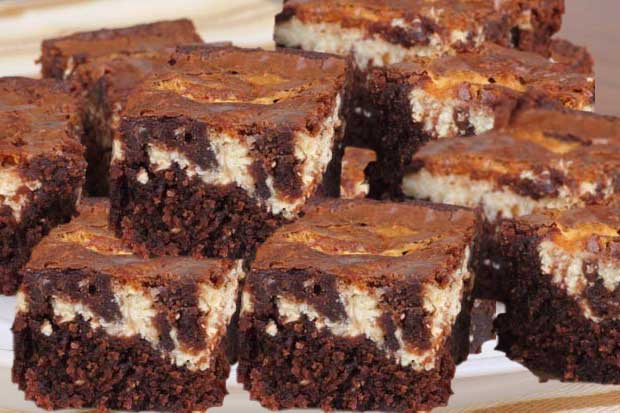 Topfen-Marmor-Brownie Rezept