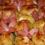 Überbackene Kartoffeln mit Wurst Rezept